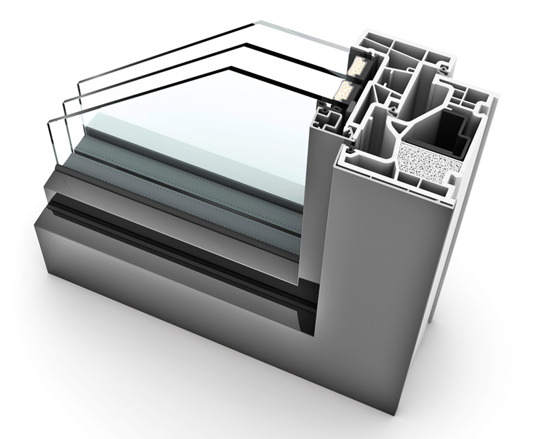 New Internorm uPVC and uPVC-aluminium window, KF 510