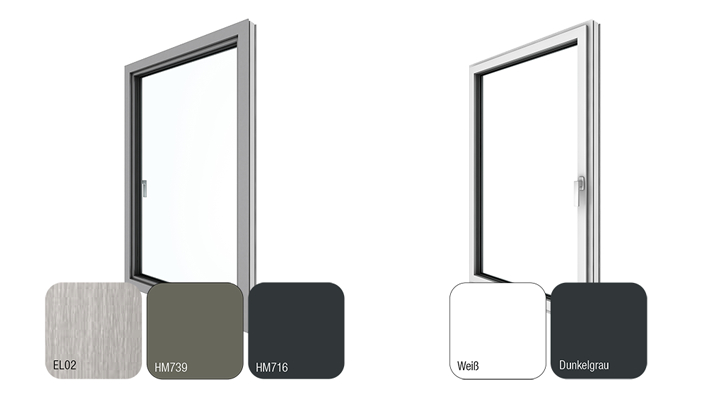 New Internorm uPVC and uPVC-aluminium window, KF 510