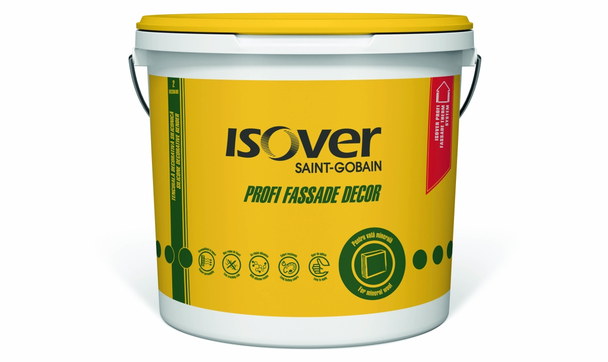 Tencuiala decorativa siliconica ISOVER PROFI FASSADE DECOR