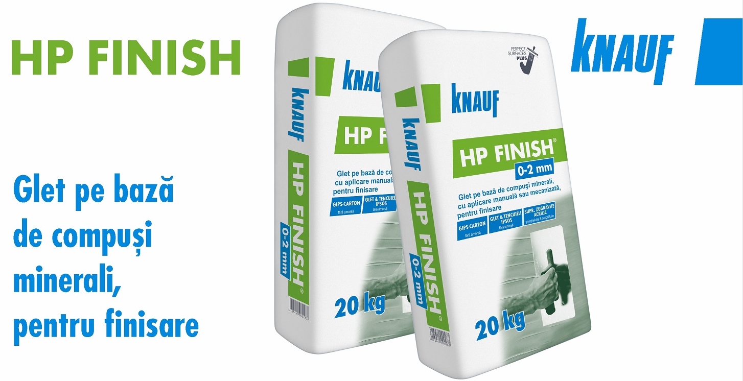 Gleturile Knauf HP START si HP FINISH