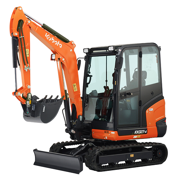 Noile mini-excavatoare Kubota KX027-4