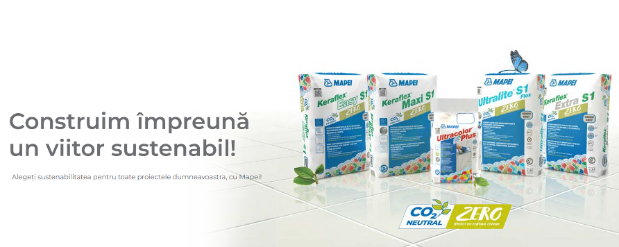 Noua linie de produse MAPEI cu impact zero asupra mediului inconjurator
