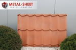 Noua tabla lina Metál-Sheet cu model Terracotta