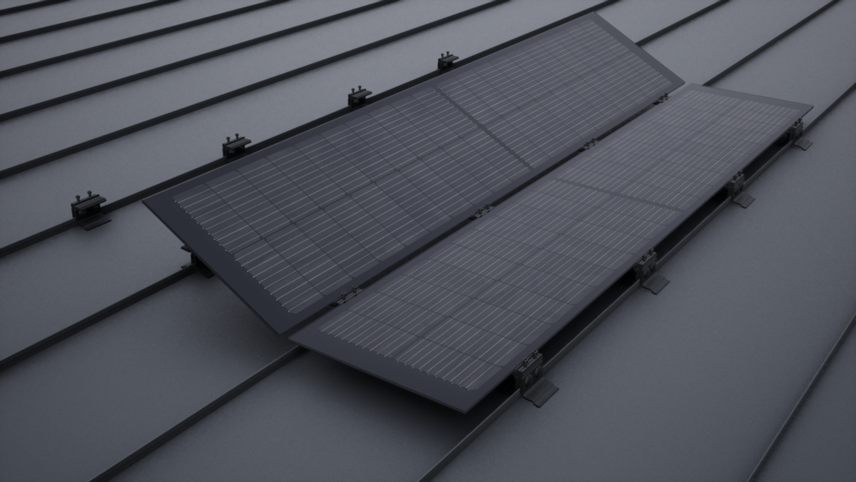 Modul solar PREFALZ – sistemul solar elegant pentru acoperisurile PREFALZ noi si existente