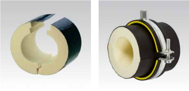 Colier ISO izolat RG 80 pentru fixarea conductelor