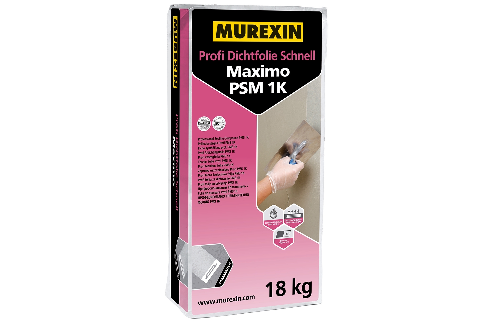 Noua hidroizolatie profi rapida Maximo PSM 1K de la Murexin