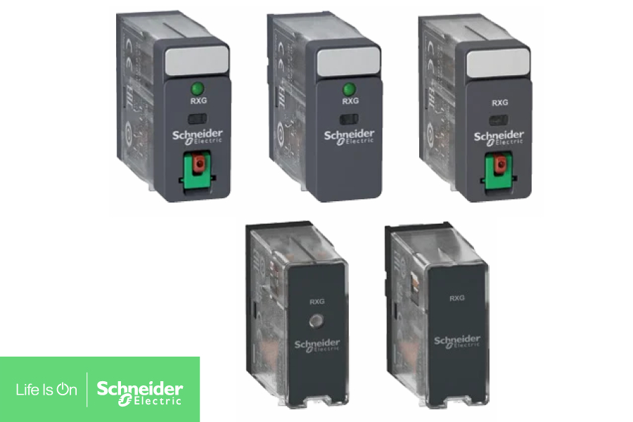 Noile relee electromecanice Schneider Electric Harmony RXG