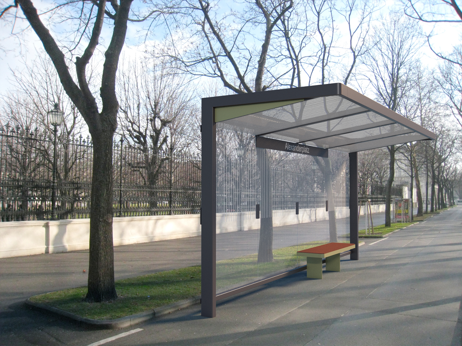 Adapost pentru statii de autobuz mmcité Nubo