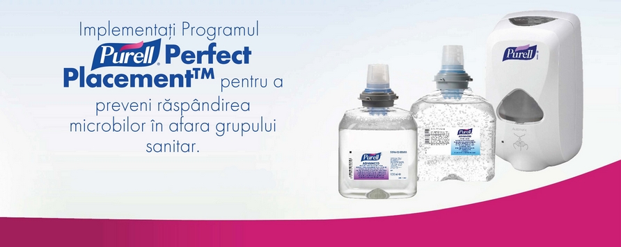 Dozatoarele cu senzor GOJO® si PURELL® TFX