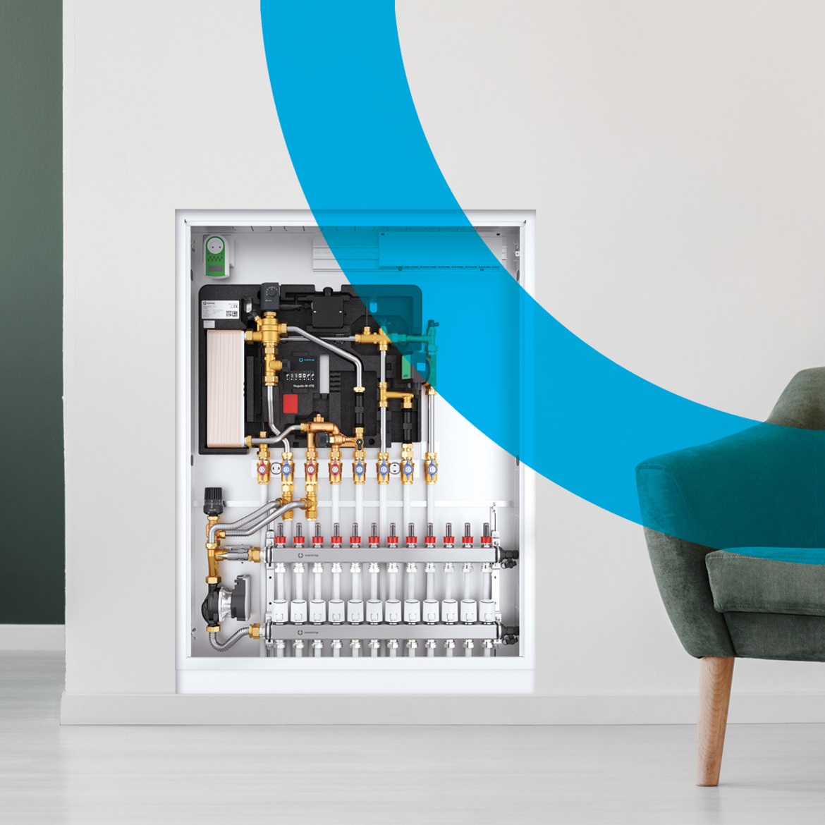Modul termic electronic Oventrop Regudis W-HTE