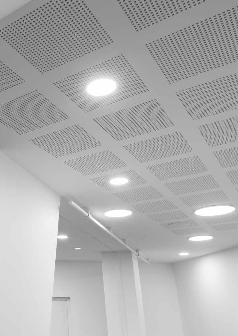 Placi de gips-carton pentru plafoane si pereti cu perforatii modulare Creason®