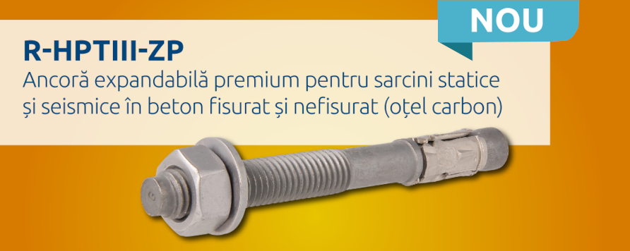 Noua ancora expandabila premium de la Rawplug: R-HPTIII-ZP