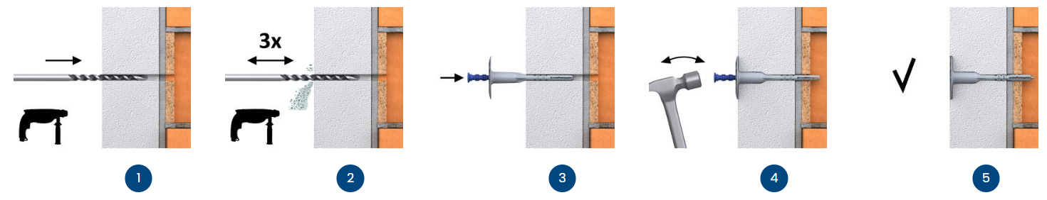 Noul diblu premium cu cui metalic de inalta performanta de la Rawplug: R-TFIX 8M