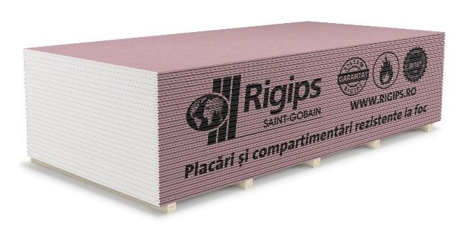 Noua placa de gips-carton Rigips® RF HL tip DF