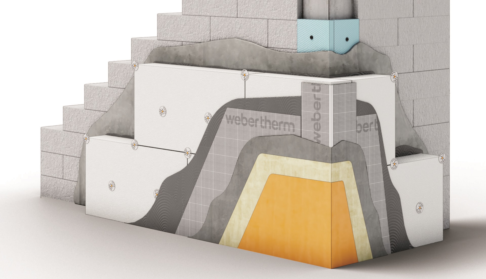 Sistem ETICS - webertherm classic - termoizolatie cu polistiren EPS