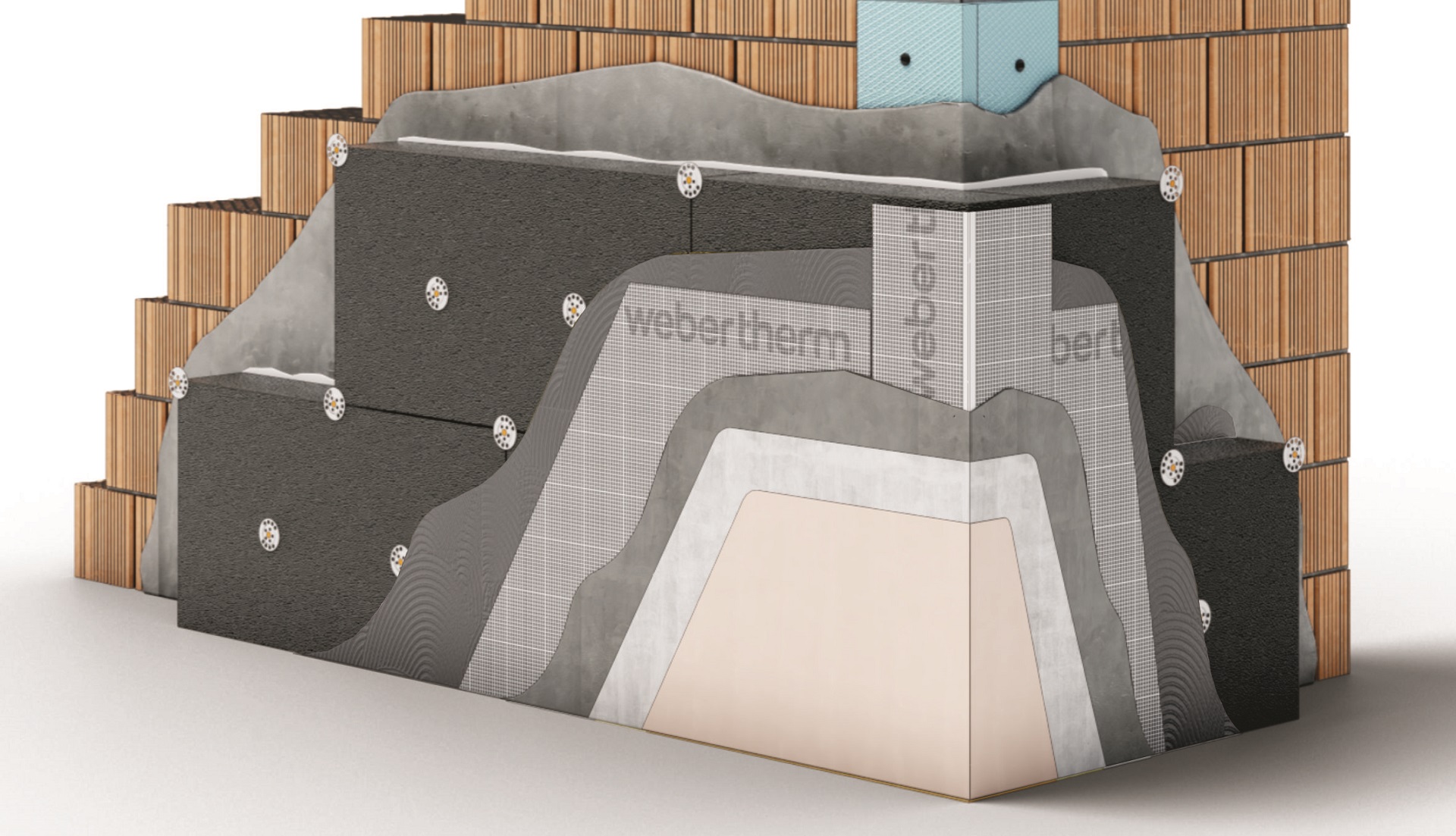 Sistem ETICS - webertherm plus - termoizolatie cu polistiren grafitat