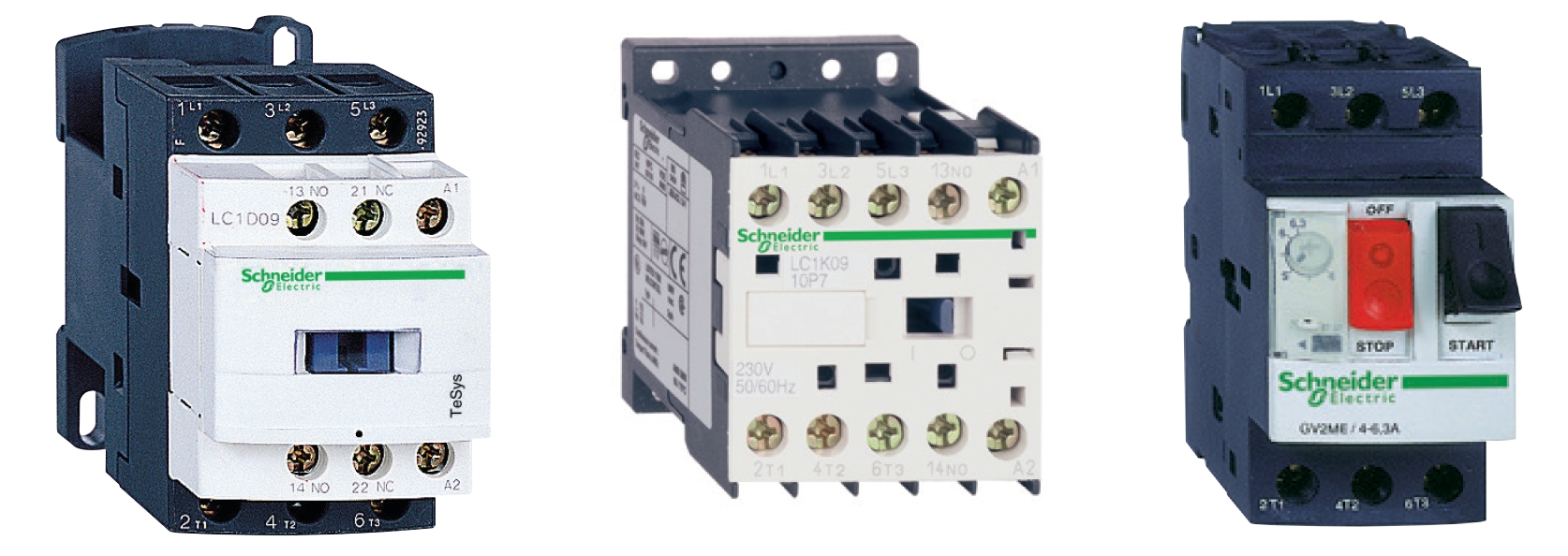Contactoare si disjunctoare TeSys K, D, GV (50Hz) Schneider Electric