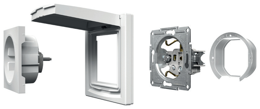 Noua generatie de prize si intrerupatoare Asfora cu protectie IP44