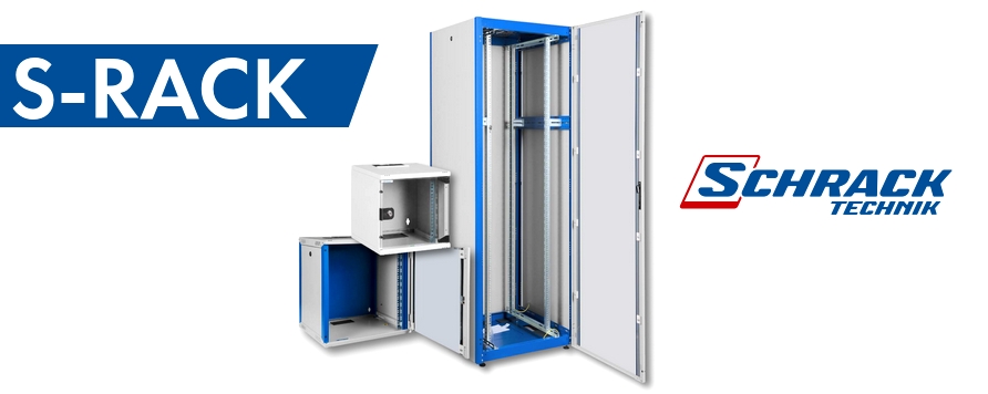 Noua gama S-Rack de dulapuri de cablare structurata de la Schrack technik