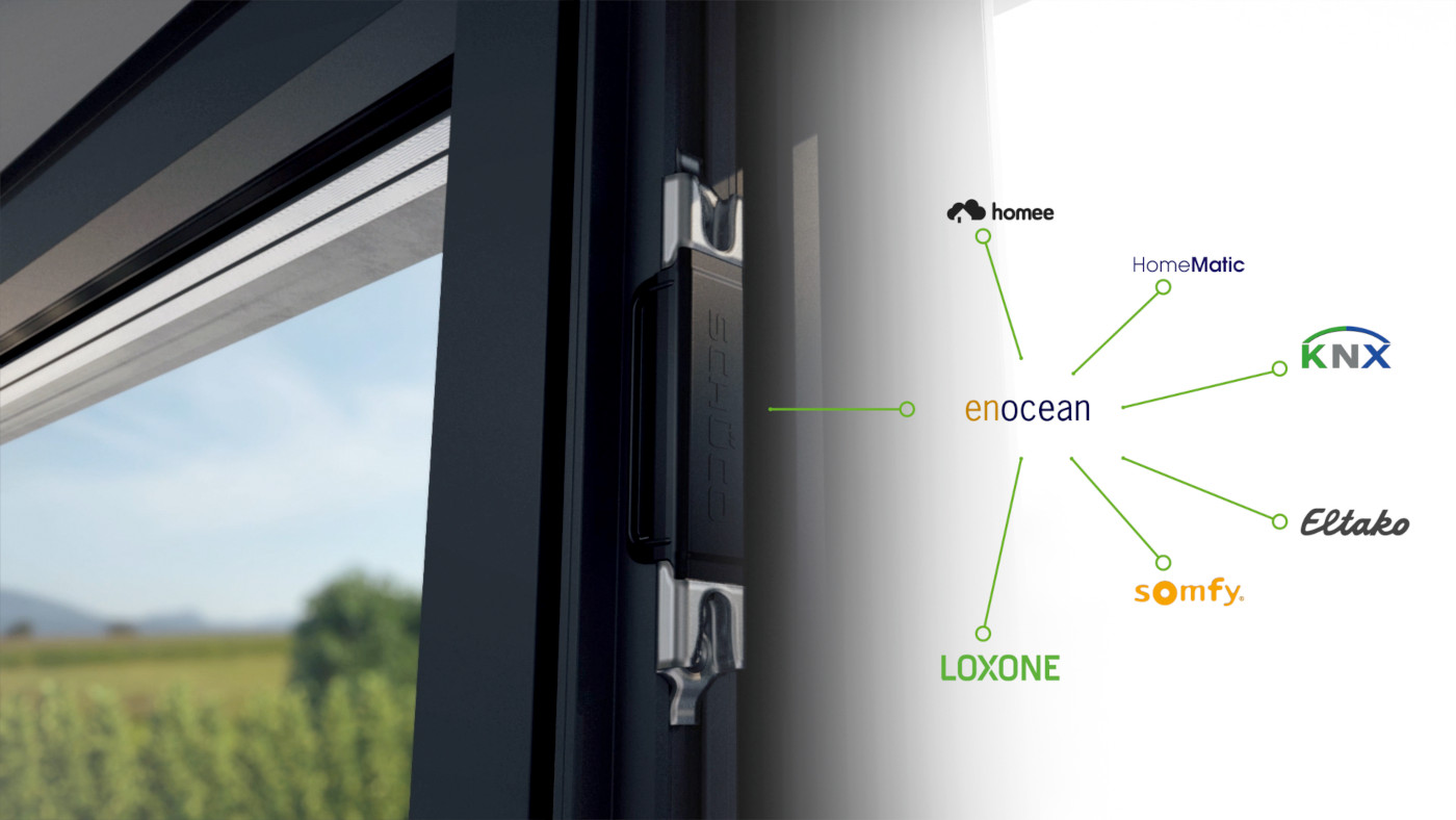 Schüco SensTrack wireless – dispozitiv de control al deschiderii si inchiderii ferestrelor