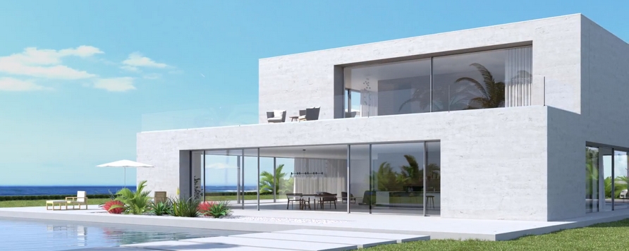 Sistem de usi glisante Schüco ASE 67 PD Panorama Design 