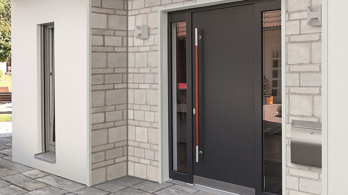 Noile placi decorative Semmelrock Bradstone Old Town - culoare - calcar