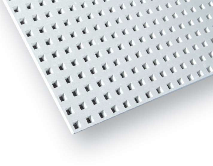 Tavane suspendate nedemontabile Rigips Rigitone® Activ’ Air - perforatii patrate 12/25 Q