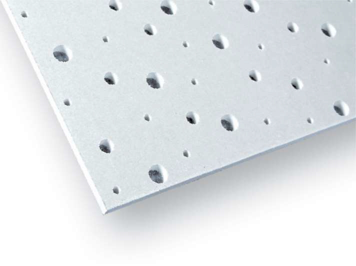 Tavane suspendate nedemontabile Rigips Rigitone® Activ’ Air - perforatii rotunde 8-15-18 R