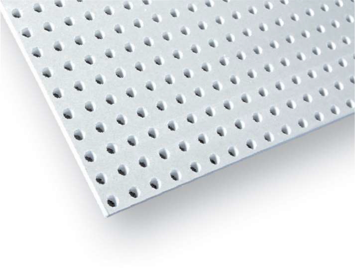 Tavane suspendate nedemontabile Rigips Rigitone® Activ’ Air - perforatii rotunde 12/25 R