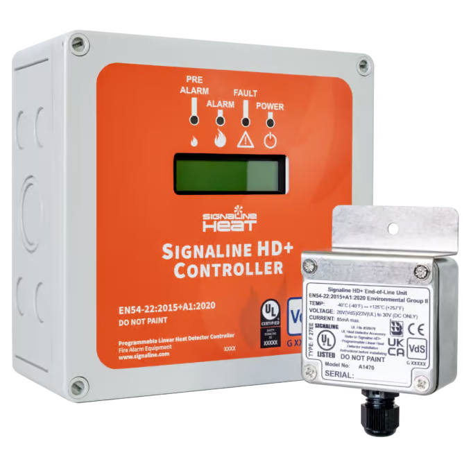 Capat de linie EOL cu zone cu comutatoare de testare Signaline HD+