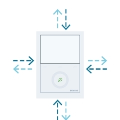 The new Siemens RDG200 thermostat range