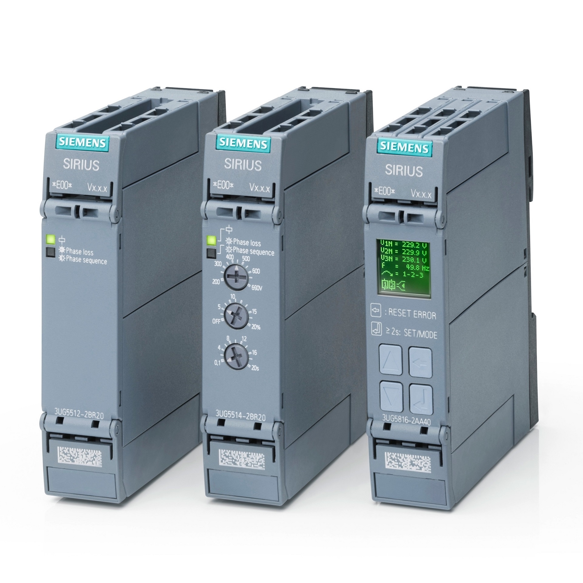 Relee de monitorizare a liniei Siemens SIRIUS 3UG5