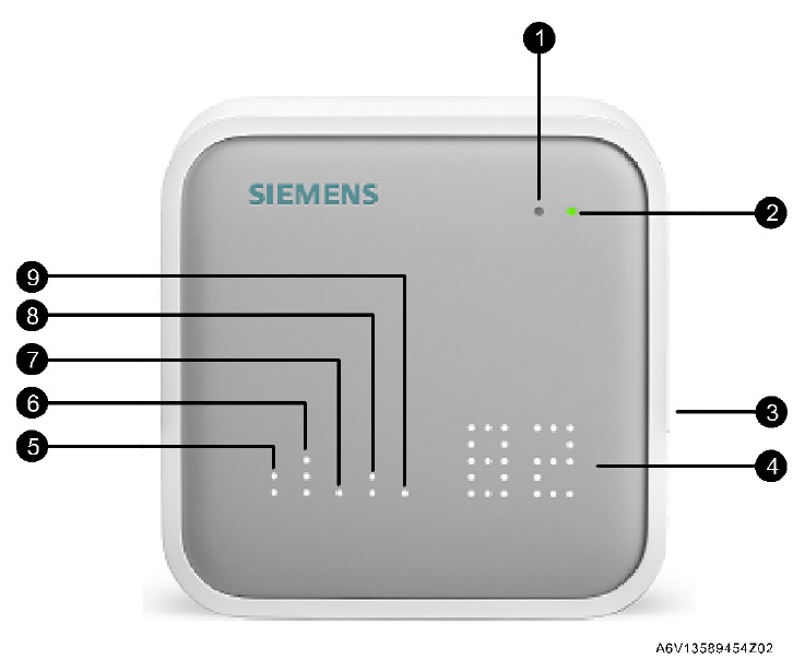 Multi-senzor Siemens Symaro™ QNA2…D pentru calitatea aerului interior