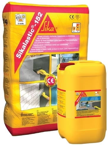 Sikalastic®-152 - mortar flexibil pentru hidroizolatii si protectia betonului