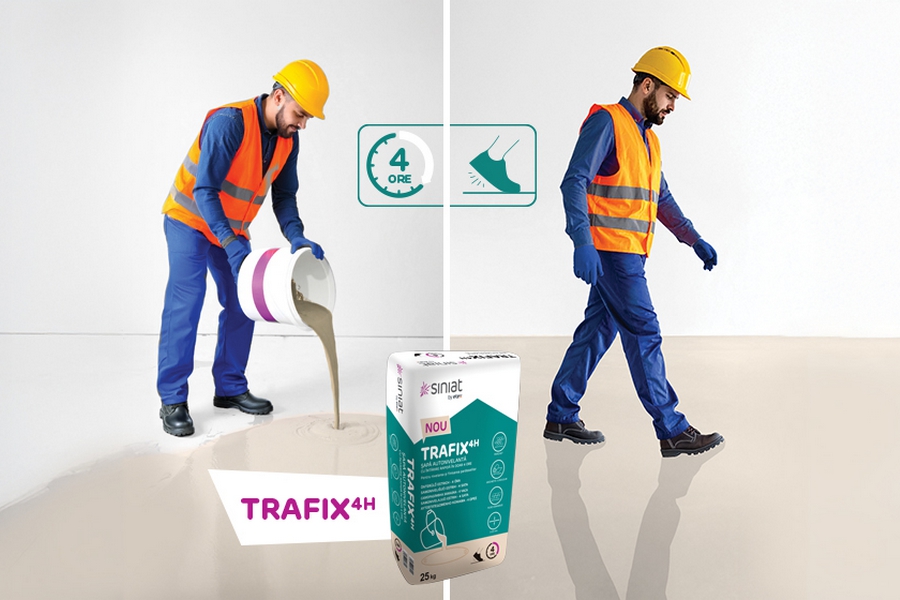 Noul TRAFIX 4H - Sapa autonivelanta cu intarire rapida in doar 4 ore