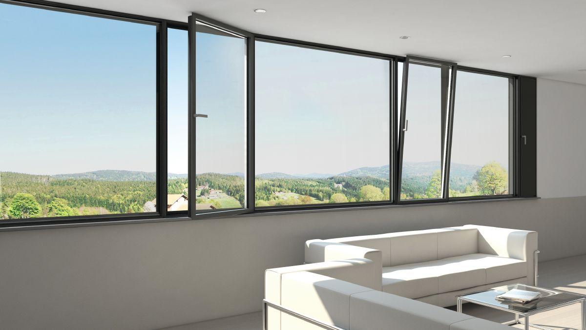 Perspective uimitoare cu ferestrele Schüco AWS 75 PD.SI Panorama Design