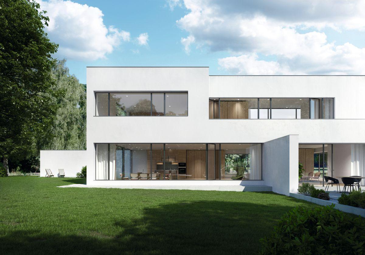 Perspective uimitoare cu ferestrele Schüco AWS 75 PD.SI Panorama Design