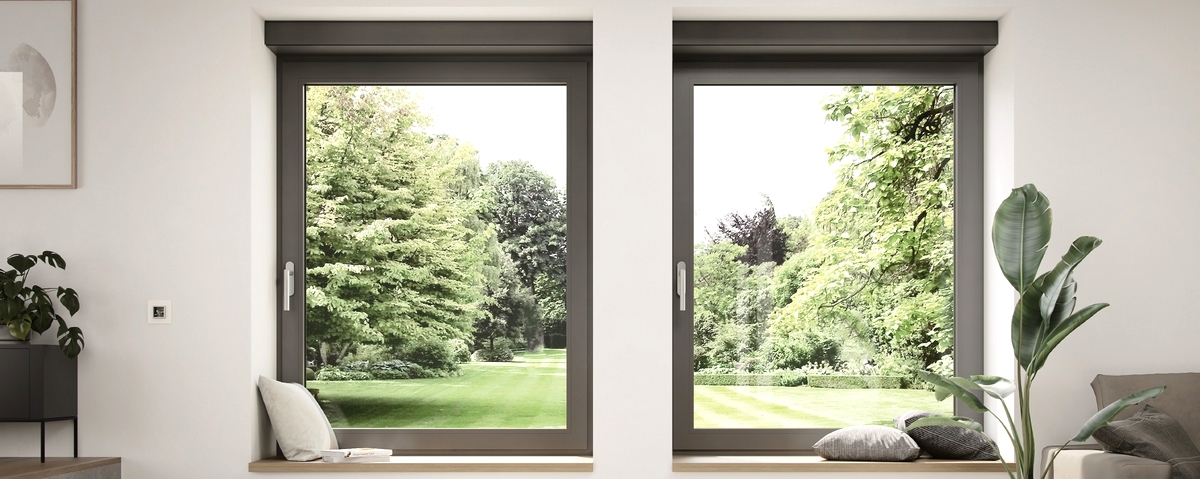 Sistemul Schüco VentoTherm Twist pentru ventilatie descentralizata integrat in fereastra