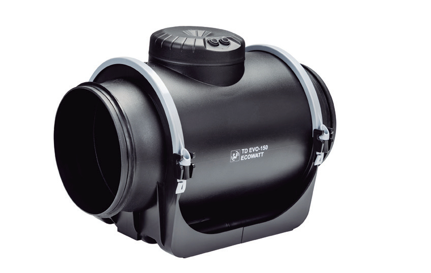 Noile ventilatoare in-line cu debit mixt Soler&Palau TD-EVO ECOWATT