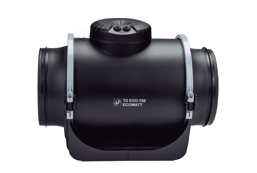 Noile ventilatoare in-line cu debit mixt Soler&Palau TD-EVO ECOWATT