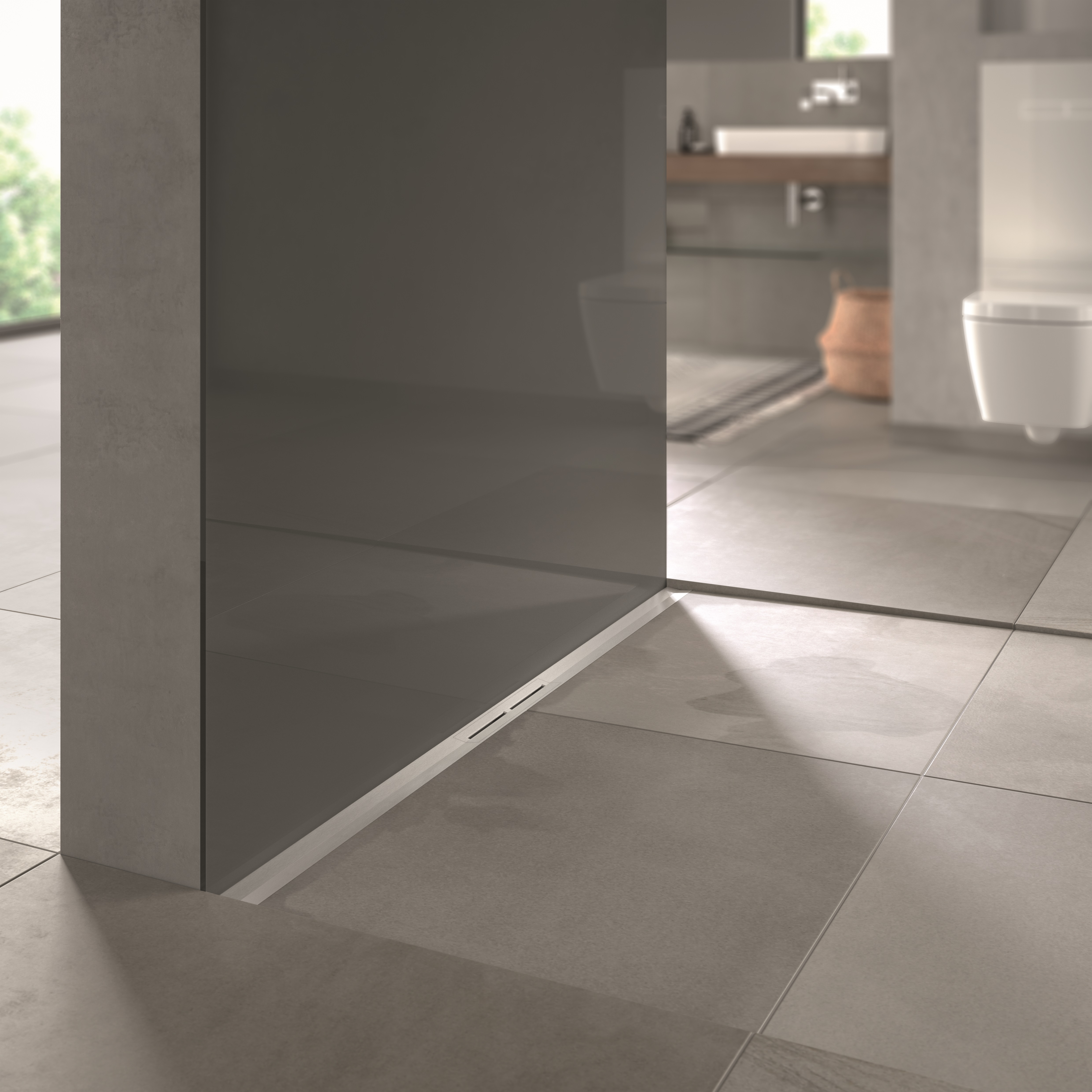 TECEdrainprofile - profilul de dus de la TECE - elegant, practic, incastrat