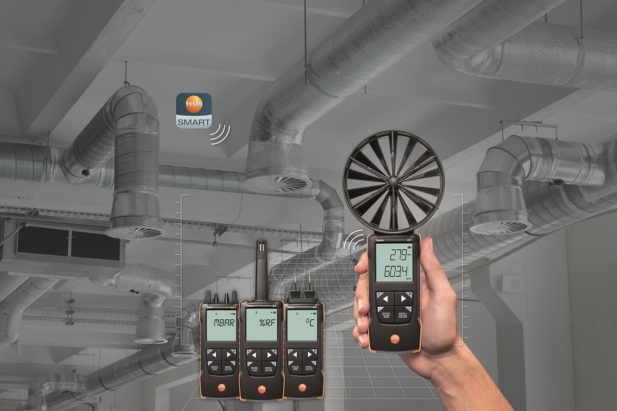 Testo lanseaza pe piata noi instrumente compacte de masurare HVAC