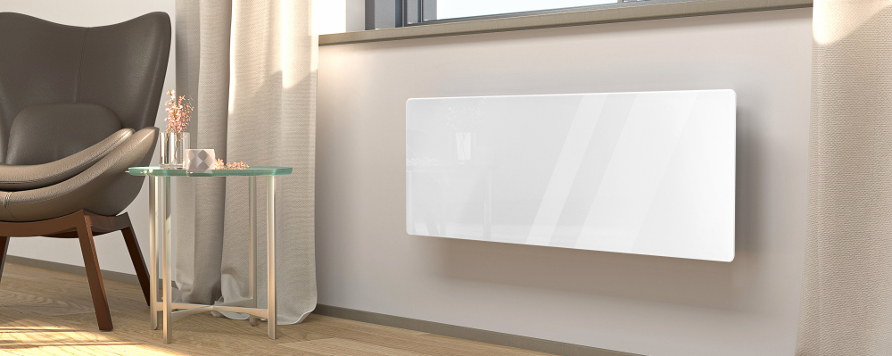TESY lanseaza noul convector electric FinEco Glass Cloud cu tehnologie AirSafe