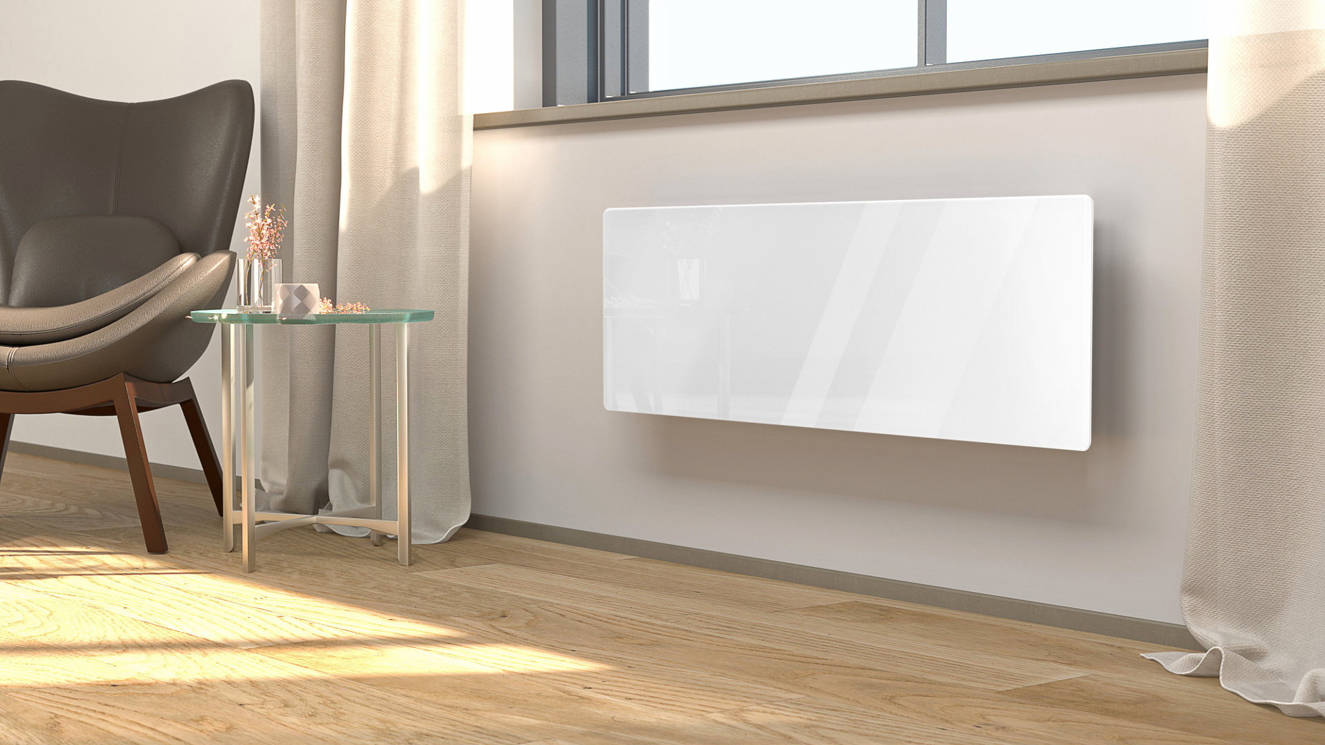 TESY lanseaza noul convector electric FinEco Glass Cloud cu tehnologie AirSafe