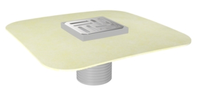 Adaptor receptor balcon TWB TER STE cu capac de inox si flansa integrata