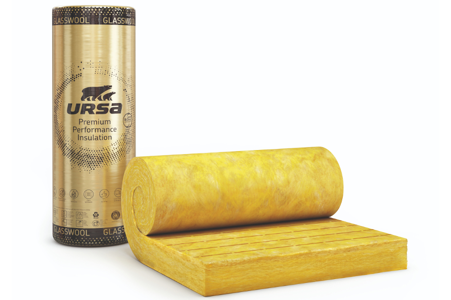 Saltea din vata minerala de sticla, produs premium, URSA GOLD SF 32 h/Vk