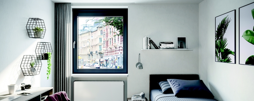 Ventilare confortabila si protectie fonica eficienta cu Schüco VentoFrame Asonic