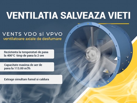 Vents introduce produse noi de ventilatie pentru extragerea fumului