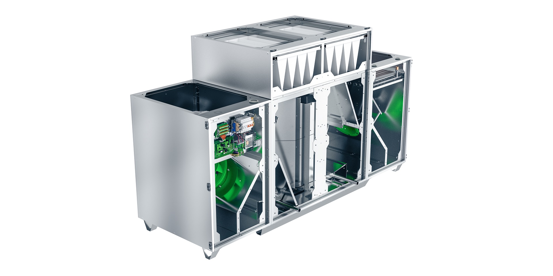 VTS Group ofera un nou tip de unitati compacte de tratare a aerului - VENTUS Compact TOP.
