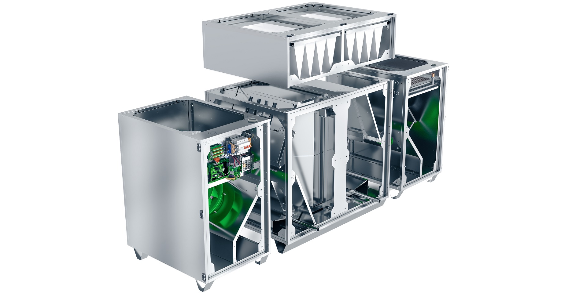 VTS Group ofera un nou tip de unitati compacte de tratare a aerului - VENTUS Compact TOP.